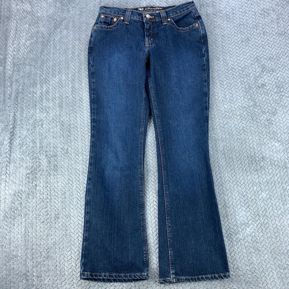 Rockies Jeans Women's 8 Regular Blue Relaxed Low Rise‎ Bootcut Stretch 29x30